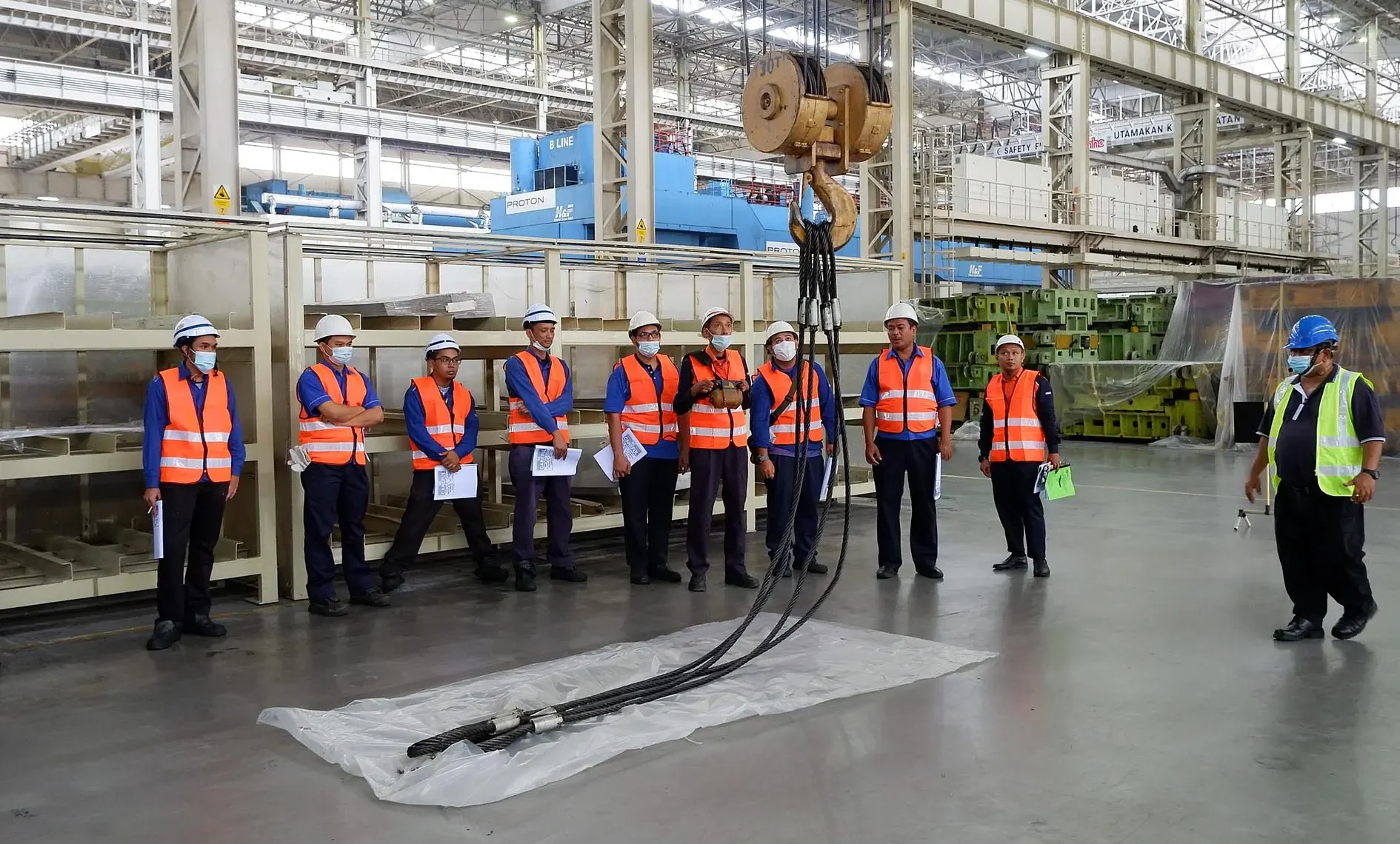 Overhead crane safety training
